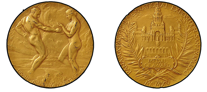 1915 год - Маойта удостоен золотой наградой 